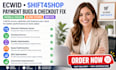 fix ecwid shift4shop payment bug checkout errors mobile issues SEO and speed