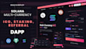 build professional web3 dapp dashboard for staking, ico token holders