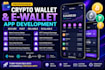 develop crypto wallet app, e wallet app, blockchain wallet payment app
