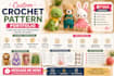 write custom crochet pattern PDF, amigurumi handmade design, pro service