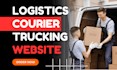 create logistics, cargo, trucking, dispatch, courier and moving company website