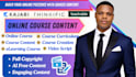 write course content,  course creation, online course, course development