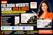 do duda website design, duda website redesign duda bug fix and duda maintenance