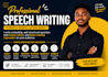 write a powerful and personalised speech for any event or occasion