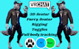 create custom furry 3d avatar for vrchat vtuber with blender rigging