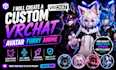 create a custom vrchat avatar anime and furry