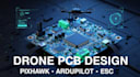 drone flight controller pcb for ardupilot, pixhawk and skybrush, esc compatible
