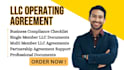 draft your llc operating agreement, partnership and business documents