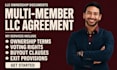draft your multi member llc operating agreement with ownership and exit terms