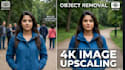 provide professional 4k image upscaling and object removal