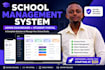build a school management system website with admin dashboard