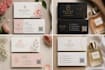 create a professional business cards with qr code