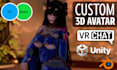 create detailed custom vrchat avatar, vr character, furry avatar, nsfw avatar