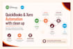 automate quickbooks, xero, wave bookkeeping cleanup, reconciliation