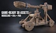 create optimized 3d game assets and game ready props