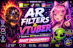 3d ar filter snapchat effect 3d vtuber twitch emote vtuber avatar web ar 3d mask