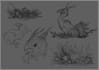 create monster and creature concept art for games, books or personal projects