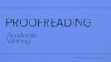 proofread your academic writing today