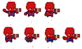 create pixel art spritesheet, tileset, 2d game assets, pixel art character