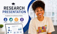 scientific research presentation, academic conference powerpoint slides