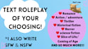 write any roleplay you want with you
