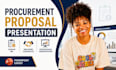 procurement proposal presentation, vendor bid powerpoint, bid slides design