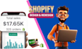 design shopify store, redesign website, dropship product
