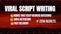 write engaging youtube scripts with strong hooks