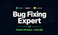 fix react nextjs javascript and typescript bugs and errors