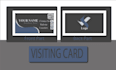design simple, modern, professional visiting, business cards