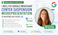 google merchant center suspension misrepresentation and shopping ads issues