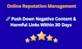 do online reputation management and remove negative links