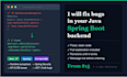 fix bugs in your java spring boot backend