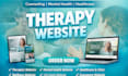 therapy website, wellness website, counseling website, mental health, therapy