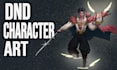 create a custom dnd character illustration