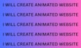 create animated website design