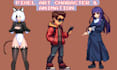 do 2d pixel art sprite sheet pixel art animation 2d pixel art character pixelart