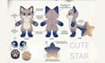 make cute custom plush reference sheet plush toy stuffed animal doll ych concept