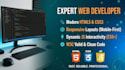 create custom HTML CSS javascript website from scratch