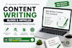 write SEO blog posts and articles