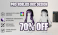 create roblox ugc items that sell 70 off portfolio build discount