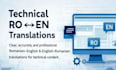 translate your technical documents between romanian and english