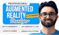 augmented reality app, lidar app, virtual try on with ai agents and scanning app