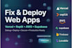 fix deploy replit lovable app vercel supabase aws cloud hosting firebase base44