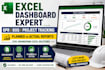 design excel dashboards for dpr, boq  and project tracking