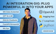 integrate openai, huggingface or langchain ai into your existing python project