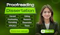 professionally edit, proofread, format your thesis and dissertation