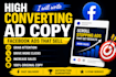 write high converting facebook ad copy that drives sales