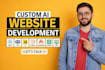 develop custom ai saas web application full stack developer