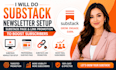 do organic substack promotion substack setup substack newsletter substack
